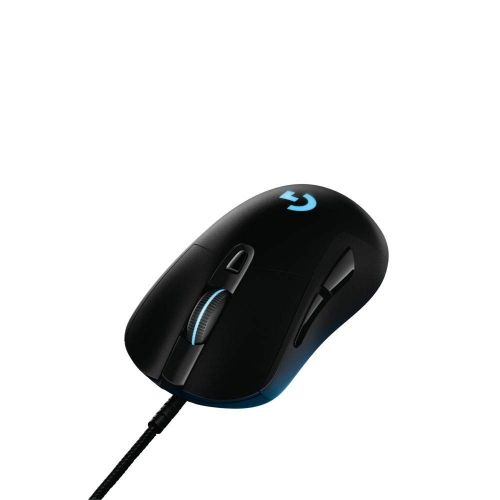  Logitech G403 Prodigy RGB Gaming Mouse  16.8 Million Color Backlighting, 6 Programmable Buttons, Onboard Memory, Up to 12,000 DPI