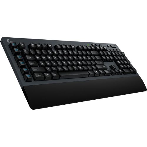  Logitech G613 LIGHTSPEED Wireless Mechanical Gaming Keyboard, Multihost 2.4 GHz + Blutooth Connectivity - Black