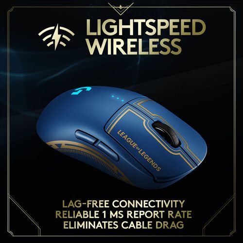  Logitech G Pro Wireless Mouse League of Legends Edition