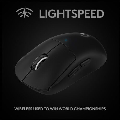  Logitech G PRO X SUPERLIGHT Wireless Gaming Mouse (Black)