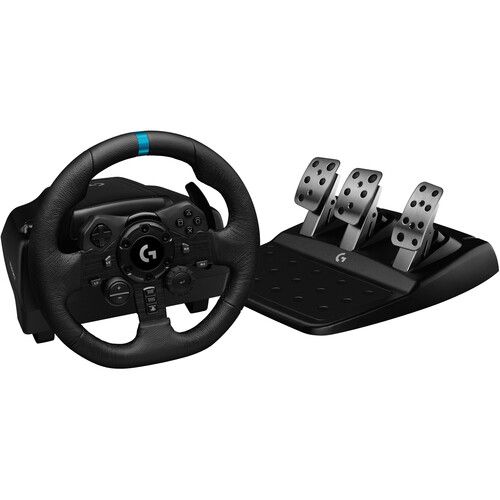  Logitech G G923 TRUEFORCE Sim Racing Wheel and Pedals Kit with Driving Force Shifter (PC, PS4, and PS5)