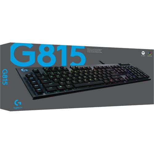  Logitech G G815 LIGHTSYNC RGB Mechanical Gaming Keyboard (GL Clicky)