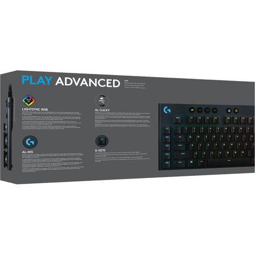  Logitech G G815 LIGHTSYNC RGB Mechanical Gaming Keyboard (GL Clicky)