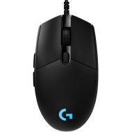 Logitech G PRO Hero Wired Gaming Mouse, 12000 DPI, RGB Lightning, Ultra Lightweight, 6 Programmable Buttons, On-Board Memory, Compatible with PC/Mac - Black