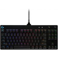 Logitech G PRO Mechanical Gaming Keyboard, Ultra Portable Tenkeyless Design, Detachable Micro USB Cable, 16.8 Million Color LIGHTSYNC RGB Backlit Keys