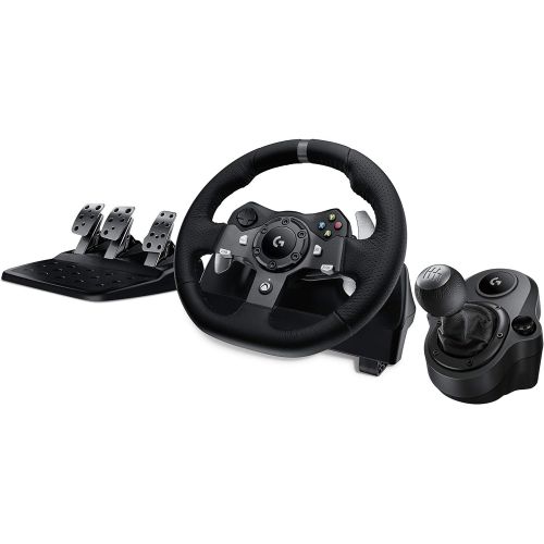  Logitech G920 Driving Force Racing Wheel + Logitech G Driving Force Shifter Bundle