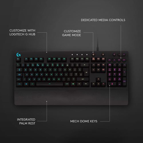  Logitech G213 Prodigy Gaming Keyboard