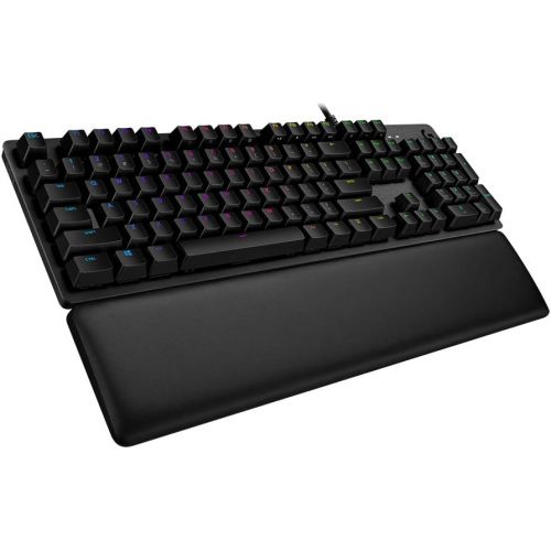  Logitech G513 RGB Backlit Mechanical Gaming Keyboard with GX Blue Clicky Key Switches (Carbon)