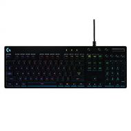 Logitech G G810 Orion Spectrum RGB Mechanical Gaming Keyboard  Easy-Access Media Control, Backlit Multicolor LED, Romer-G Mechanical Key Switches