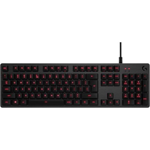  Logitech G413 Backlit Mechanical Gaming Keyboard with USB Passthrough  Carbon