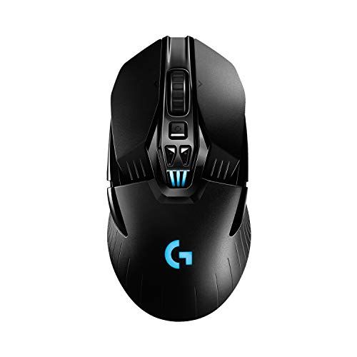  Logitech G903 LIGHTSPEED Wireless Gaming Mouse W/ Hero 16K Sensor, 140+ Hour with Rechargeable Battery and Lightsync RGB. PowerPlay Compatible, Ambidextrous, 107G+10G optional, 16,