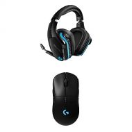 Logitech G935 Wireless DTS:X 7.1 Surround Sound LIGHTSYNC RGB PC Gaming Headset - Black, Blue & G Pro Wireless Gaming Mouse with Esports Grade Performance