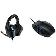 Logitech G635 DTS, X 7.1 Surround Sound LIGHTSYNC RGB PC Gaming Headset & G600 MMO Gaming Mouse, RGB Backlit, 20 Programmable Buttons