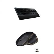 Logitech G613 Lightspeed Wireless Mechanical Gaming Keyboard - Black & MX Master Wireless Mouse ? High-Precision Sensor, Speed-Adaptive Scroll Wheel, Easy-Switch up to 3 Devices -