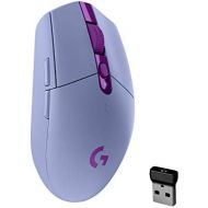 Logitech G305 LIGHTSPEED Wireless Gaming Mouse, Hero 12K Sensor, 12,000 DPI, Lightweight, 6 Programmable Buttons, 250h Battery Life, On-Board Memory, PC/Mac - Lilac