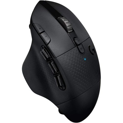  Logitech G604 LIGHTSPEED Wireless Gaming Mouse with 15 programmable controls, up to 240 hour battery life, dual Wireless connectivity modes, hyper-fast scroll wheel - Black