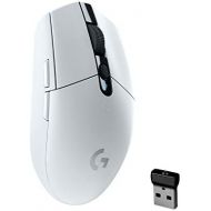 Logitech G305 LIGHTSPEED Wireless Gaming Mouse, Hero 12K Sensor, 12,000 DPI, Lightweight, 6 Programmable Buttons, 250h Battery Life, On-Board Memory, PC/Mac - White