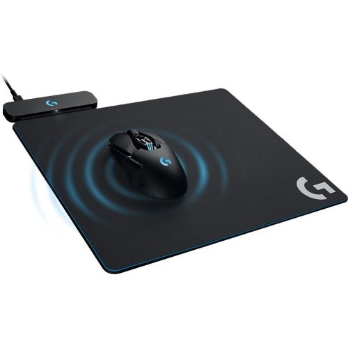  [무료배송]로지텍 지 파워플레이 무선 충전 게이밍 마우스 패드 Logitech G Powerplay Wireless Charging System for G502 Lightspeed, G703, G903 Lightspeed and PRO Wireless Gaming Mice, Cloth or Hard Gaming Mouse Pad - Black