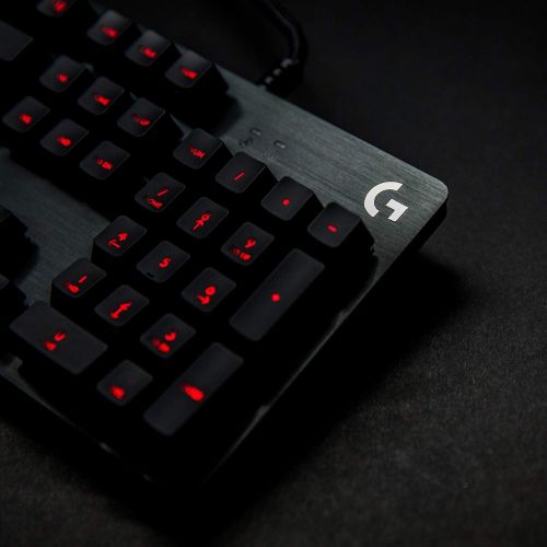  [아마존베스트]Logitech G413 Backlit Mechanical Gaming Keyboard with USB Passthrough  Carbon