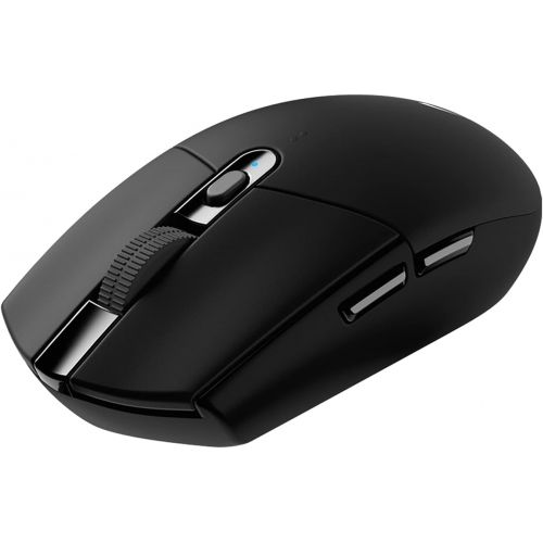 로지텍 [아마존베스트]Logitech G305 Lightspeed Wireless Gaming Mouse, HERO Sensor, 12,000 DPI, Lightweight, 6 Programmable Buttons, 250h Battery Life, On-Board Memory, Compatible with PC / Mac - Black