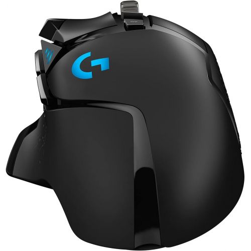 로지텍 [아마존베스트]Logitech G502 Hero High Performance Wired Gaming Mouse, Hero 16K Sensor, 16,000 DPI, RGB, Adjustable Weights, 11 Programmable Buttons, On-Board Memory, PC/Mac - Black