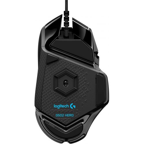 로지텍 [아마존베스트]Logitech G502 Hero High Performance Wired Gaming Mouse, Hero 16K Sensor, 16,000 DPI, RGB, Adjustable Weights, 11 Programmable Buttons, On-Board Memory, PC/Mac - Black