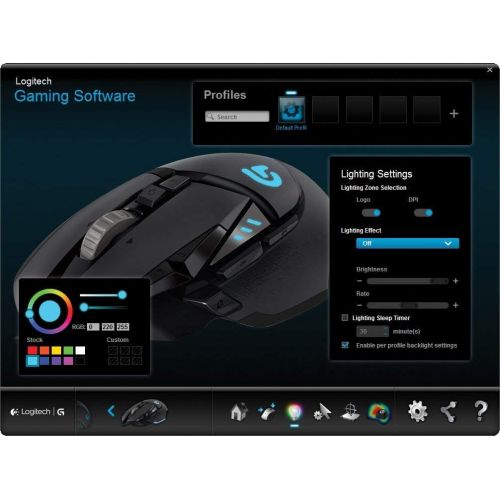  [아마존베스트]Logitech G502 Proteus Core Tunable Gaming Mouse with Fully Customizable Surface, Weight and Balance Tuning