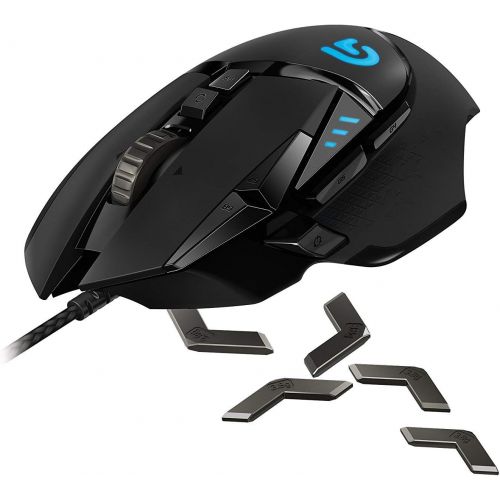  [아마존베스트]Logitech G502 Proteus Core Tunable Gaming Mouse with Fully Customizable Surface, Weight and Balance Tuning