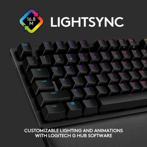  [아마존베스트]Logitech G513 Carbon LIGHTSYNC RGB Mechanical Gaming Keyboard with GX Brown Switches - Tactile