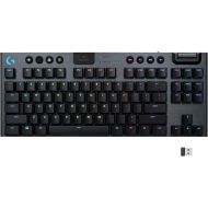 [아마존베스트]Logitech G915 TKL Tenkeyless Lightspeed Wireless RGB Mechanical Gaming Keyboard, Low Profile Switch Options, LIGHTSYNC RGB, Advanced Wireless and Bluetooth Support - Tactile