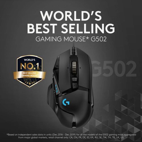  [아마존베스트]Logitech G502 Hero High Performance Gaming Mouse