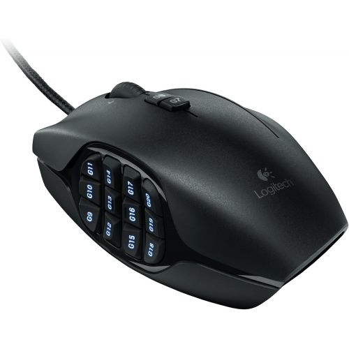  [아마존베스트]Logitech G600 MMO Gaming Mouse, RGB Backlit, 20 Programmable Buttons