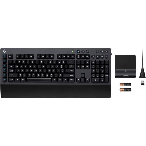  [아마존베스트]Logitech G613 LIGHTSPEED Wireless Mechanical Gaming Keyboard, Multihost 2.4 GHz + Blutooth Connectivity - Black