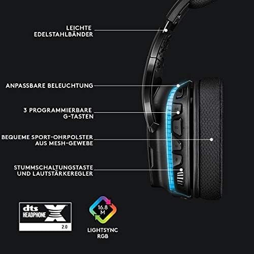  [아마존베스트]Logitech G635 LYGHTSYNC RGB Gaming Headset (with 7.1 Surround Sound)