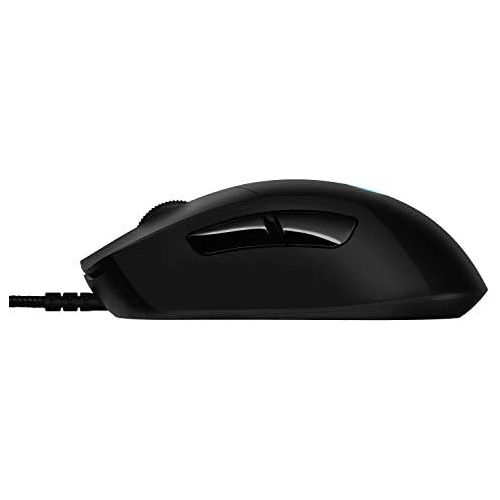  [아마존베스트]Logitech G 403 HERO Gaming Mouse with HERO 25K DPI Sensor, LIGHTSYNC RGB, Light Weight 87g and Optional 10g Weight, Braided Cable, PC/Mac, Black