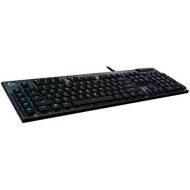[아마존베스트]Logitech G815 LIGHTSYNC RGB mechanical gaming keyboard (with flat tactile GL key switch, 5 programmable G keys, USB loop-through, special multimedia controls)
