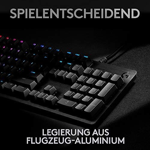  [아마존베스트]Logitech G815 LIGHTSYNC RGB mechanical gaming keyboard (with flat tactile GL key switch, 5 programmable G keys, USB loop-through, special multimedia controls)