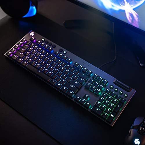  [아마존베스트]Logitech G815 LIGHTSYNC RGB mechanical gaming keyboard (with flat tactile GL key switch, 5 programmable G keys, USB loop-through, special multimedia controls)