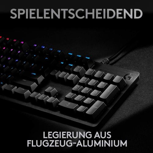  [아마존베스트]Logitech G815 LIGHTSYNC RGB mechanical gaming keyboard (with flat tactile GL key switch, 5 programmable G keys, USB loop-through, special multimedia controls)