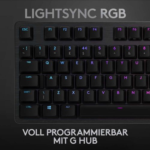  [아마존베스트]Logitech G513 Mechanical Gaming Keyboard, GX-Brown Tactile Switches