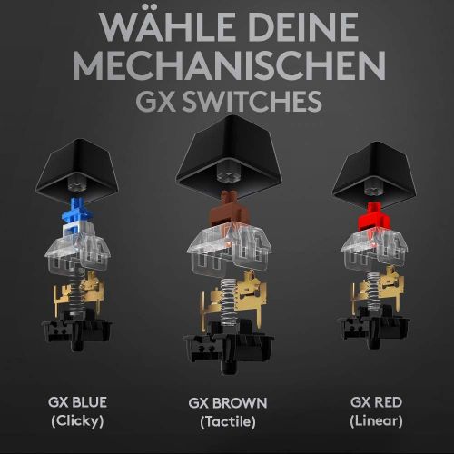 [아마존베스트]Logitech G513 Mechanical Gaming Keyboard, GX-Brown Tactile Switches