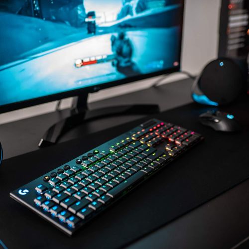  [아마존베스트]Logitech G Logitech Lightsync RGB Mechanical Gaming Keyboard