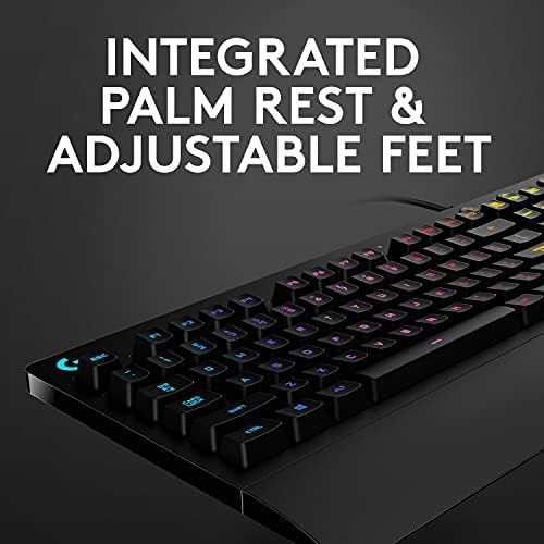  [아마존베스트]Logitech G Logitech Prodigy G213 Gaming Keyboard with RGB Backlight