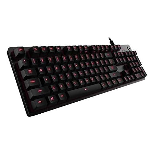 로지텍 Logitech G413 Backlit Mechanical Gaming Keyboard with USB Passthrough  Carbon