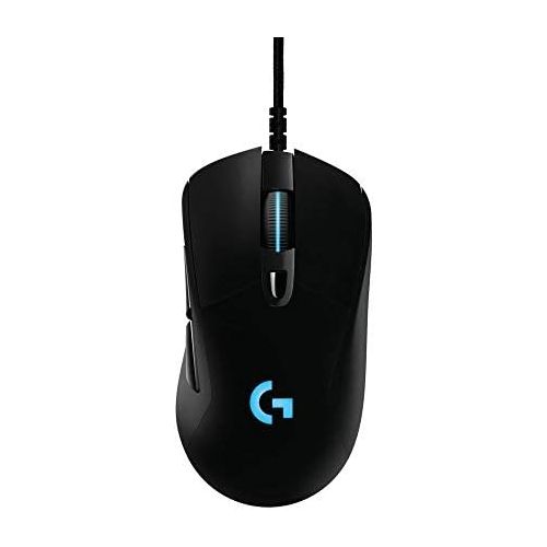 로지텍 Logitech G403 Prodigy RGB Gaming Mouse  16.8 Million Color Backlighting, 6 Programmable Buttons, Onboard Memory, Up to 12,000 DPI