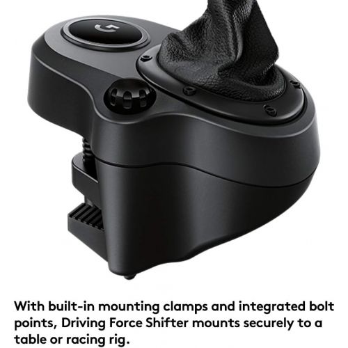 로지텍 Logitech G Driving Force Shifter  Compatible with G29 and G920 Driving Force Racing Wheels for Playstation 4, Xbox One, and PC