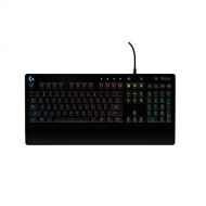 Logitech G213 Gaming Keyboard with Dedicated Media Controls, 16.8 Million Lighting Colors Backlit Keys, Spill-Resistant and Durable Design