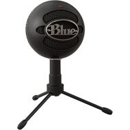 Blue Snowball iCE USB Microphone for PC, Mac, Gaming, Recording, Streaming, Podcasting, with Cardioid Condenser Mic Capsule, Adjustable Desktop Stand and USB Cable, Plug 'n Play - Black