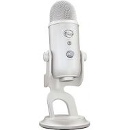 Logitech for Creators Blue Yeti Premium USB Gaming Microphone for Streaming, PC, Podcast, Computer, Customizable LIGHTSYNC RGB, Bluetooth, 3.5 MM Comp - White Mist