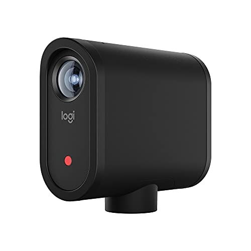  Logitech for Creators Logitech Mevo Start, Wireless Live Streaming Camera, 1080p HD Video Quality, Intelligent App Control, Stream via LTE or Wi-Fi - Black